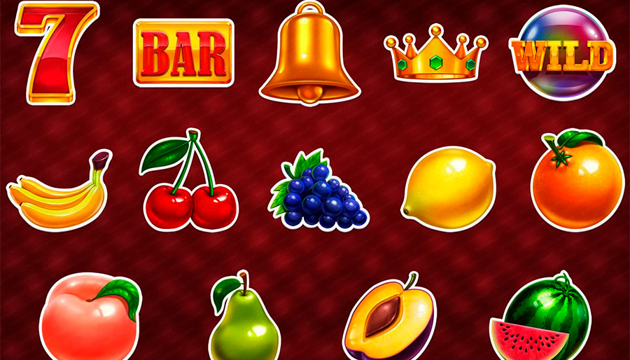 Fruits slots symbols